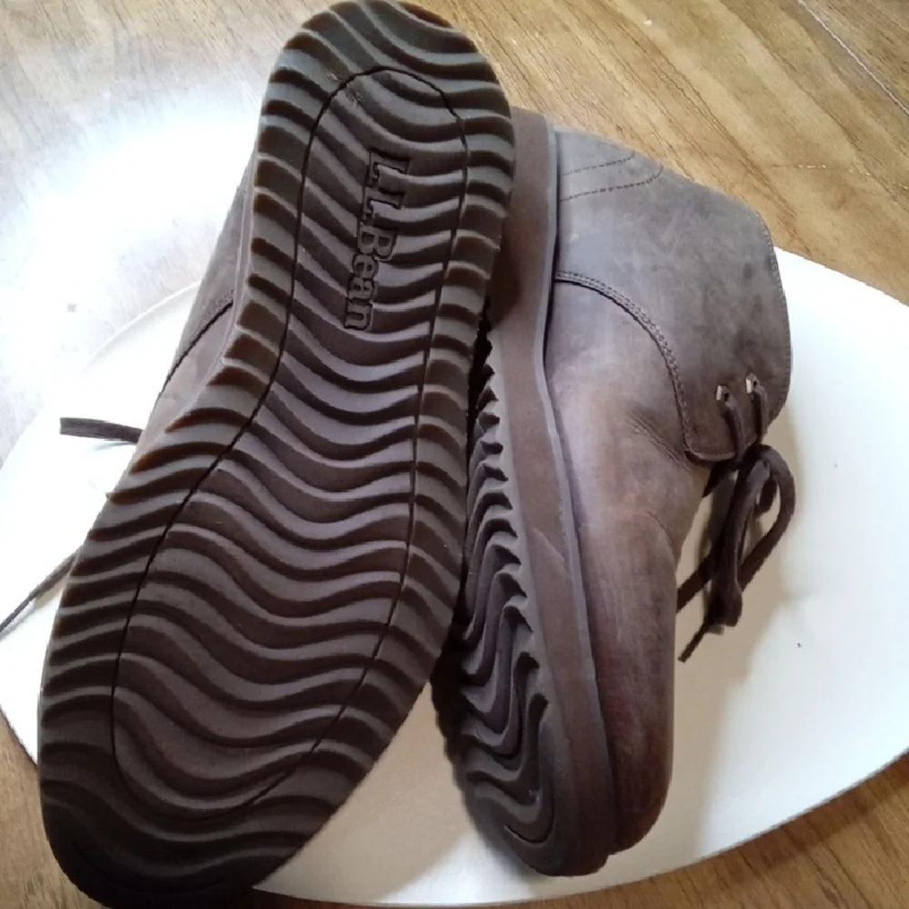 L.L. Bean Men's Brown Leather Shoes - Picture 3 of 6